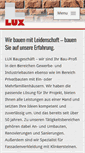 Mobile Screenshot of luxbaugeschaeft.de
